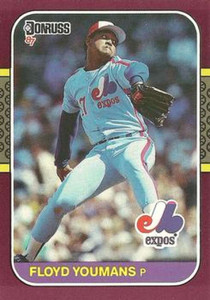 1987 Donruss Opening Day #89 Floyd Youmans NM-MT  Montreal Expos 