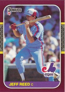 1987 Donruss Opening Day #92 Jeff Reed NM-MT  Montreal Expos 