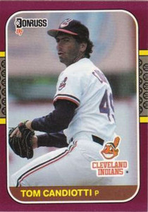 1987 Donruss Opening Day #104 Tom Candiotti NM-MT  Cleveland Indians 