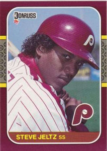 1987 Donruss Opening Day #157 Steve Jeltz NM-MT  Philadelphia Phillies 