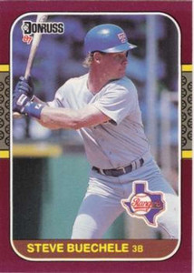 1987 Donruss Opening Day #179 Steve Buechele NM-MT  Texas Rangers 