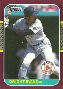 1987 Donruss Opening Day #184 Dwight Evans NM-MT  Boston Red Sox 