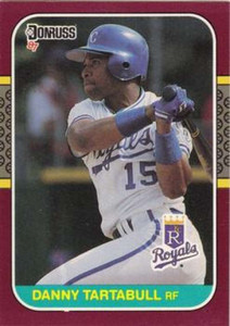 1987 Donruss Opening Day #200 Danny Tartabull NM-MT  Kansas City Royals 