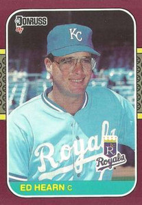 1987 Donruss Opening Day #201 Ed Hearn NM-MT  Kansas City Royals 