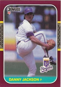 1987 Donruss Opening Day #203 Danny Jackson NM-MT  Kansas City Royals 