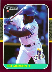 1987 Donruss Opening Day #205 Bo Jackson NM-MT  Kansas City Royals 