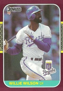 1987 Donruss Opening Day #208 Willie Wilson NM-MT  Kansas City Royals 