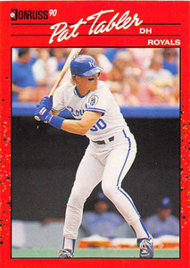 1990 Donruss #444 Pat Tabler NM-MT Kansas City Royals 