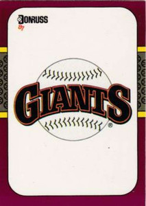 1987 Donruss Opening Day #258 Giants Logo NM-MT  San Francisco Giants 