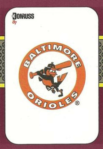 1987 Donruss Opening Day #261 Orioles Logo NM-MT  Baltimore Orioles 