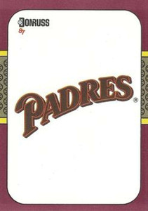 1987 Donruss Opening Day #262 Padres Logo NM-MT  San Diego Padres 