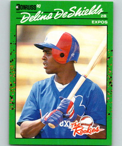 1990 Donruss Rookies #6 Delino DeShields VG Montreal Expos 