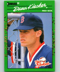 1990 Donruss Rookies #28 Dana Kiecker VG RC Rookie Boston Red Sox 