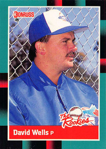 1988 Donruss Rookies #26 David Wells VG Toronto Blue Jays 