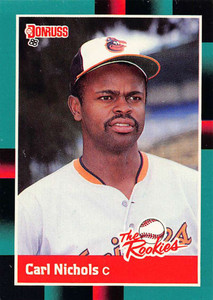 1988 Donruss Rookies #39 Carl Nichols VG Baltimore Orioles 