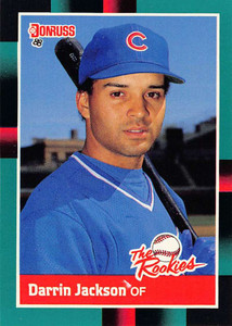 1988 Donruss Rookies #45 Darrin Jackson VG RC Rookie Chicago Cubs 