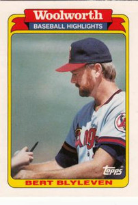 1991 Topps Woolworth #7 Bert Blyleven NM-MT  California Angels 