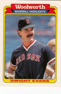 1991 Topps Woolworth #10 Dwight Evans NM-MT  Boston Red Sox 