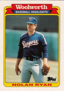 1991 Topps Woolworth #19 Nolan Ryan NM-MT  Texas Rangers 