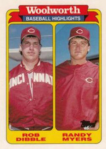 1991 Topps Woolworth #23 Rob Dibble/Randy Myers NM-MT  Cincinnati Reds 