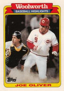 1991 Topps Woolworth #28 Joe Oliver NM-MT  Cincinnati Reds 