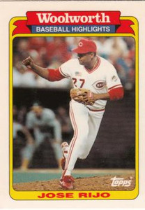1991 Topps Woolworth #31 Jose Rijo NM-MT  Cincinnati Reds 