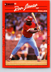 1990 Donruss #487 Ron Jones NM-MT Philadelphia Phillies 