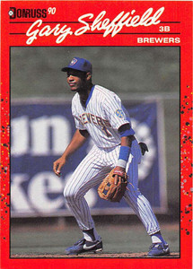 1990 Donruss #501 Gary Sheffield NM-MT Milwaukee Brewers 