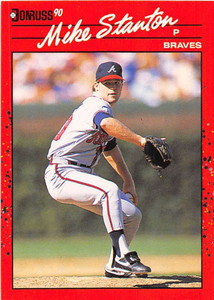 1990 Donruss #508 Mike Stanton NM-MT RC Rookie Atlanta Braves 