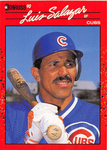 1990 Donruss #513 Luis Salazar NM-MT Chicago Cubs 
