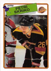 1988-89 O-Pee-Chee #137 Petri Skriko VG Vancouver Canucks 