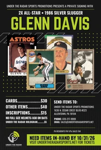 Glenn Davis Autograph Inscriptions