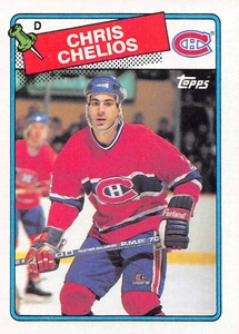 1988-89 Topps #49 Chris Chelios VG 