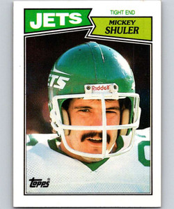 1987 Topps #133 Mickey Shuler VG  New York Jets 