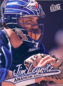 1997 Fleer Ultra #338 Jim Leyritz NM-MT Anaheim Angels 