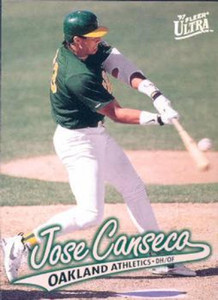 1997 Fleer Ultra #376 Jose Canseco NM-MT Oakland Athletics 