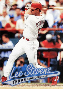 1997 Fleer Ultra #393 Lee Stevens NM-MT Texas Rangers 