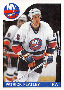 1985-86 Topps #83 Patrick Flatley VG  