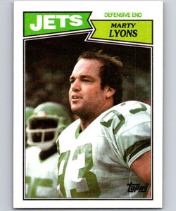 1987 Topps #137 Marty Lyons VG  New York Jets 