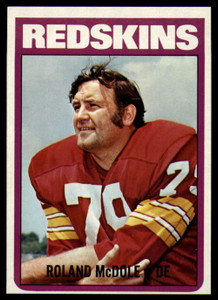 1972 Topps #168 Ron McDole VG  Washington Redskins 