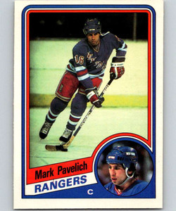 1984-85 O-Pee-Chee #151 Mark Pavelich VG  New York Rangers 