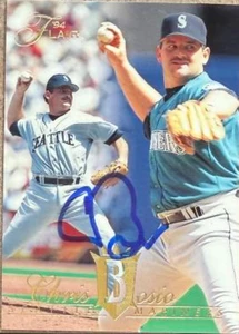 Chris Bosio Autographed 1994 Flair #99 Seattle Mariners Card