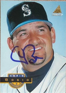 Chris Bosio Autographed 1994 Pinnacle #372 Seattle Mariners Card