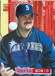 Chris Bosio Autographed 1994 Stadium Club #103 Seattle Mariners Card