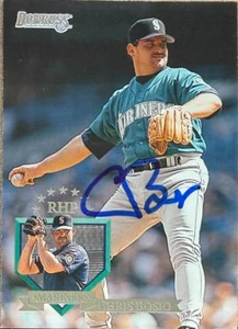 Chris Bosio Autographed 1995 Donruss #529 Seattle Mariners Card