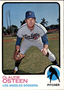 1973 Topps #490 Claude Osteen VG Los Angeles Dodgers 