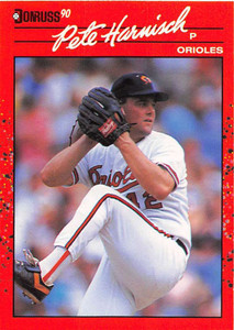 1990 Donruss #596 Pete Harnisch DP NM-MT Baltimore Orioles 