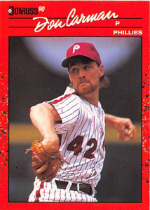 1990 Donruss #604 Don Carman DP NM-MT Philadelphia Phillies 