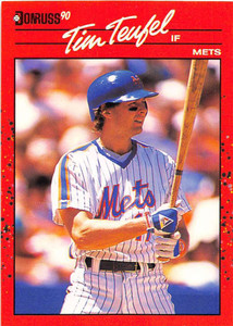 1990 Donruss #618 Tim Teufel NM-MT New York Mets 
