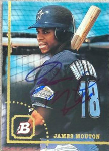 James Mouton Autographed 1994 Bowman #258 Houston Astros Card